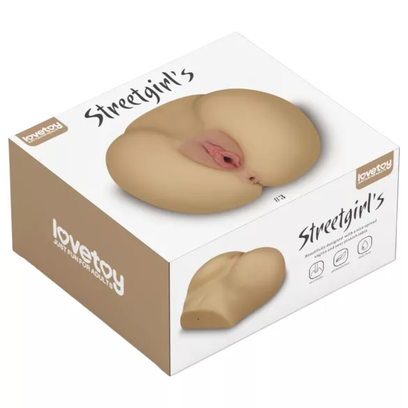 Lovetoy Streetgirl's - masturbators vīriešiem vagīna un anālais torzo nude