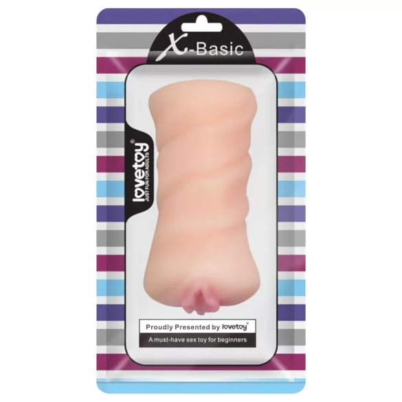 Lovetoy X-Basic - mākslīgā maksts masturbators (ķermeņa krāsā)