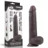 Lovetoy divslāņu dildo 23cm brūns Sliding-Skin