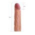 Lovetoy dzimumlocekļa uzmava 19 cm naturāls