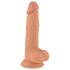 Mr. Rude - reālistisks dildo ar piesūcekni 19 cm dabīgs