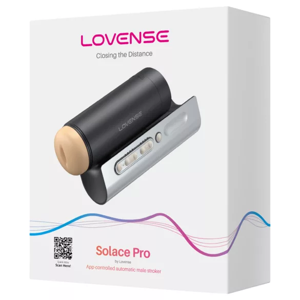 Lovense Solace Pro - ar lietotni vadāms masturbators vīriešiem (melns)