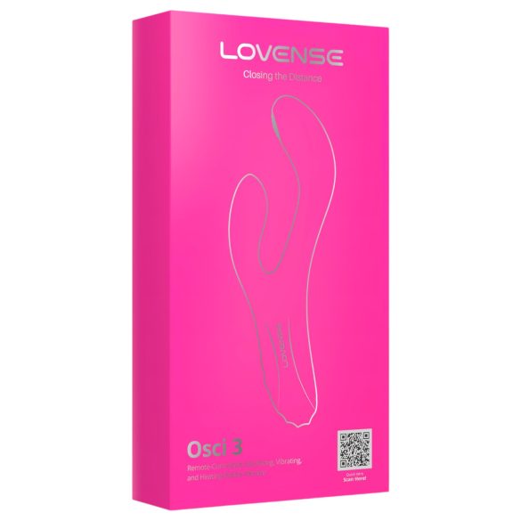 LOVENSE Osci 3 - klitora vibrators ar kustīgu galvu rozā