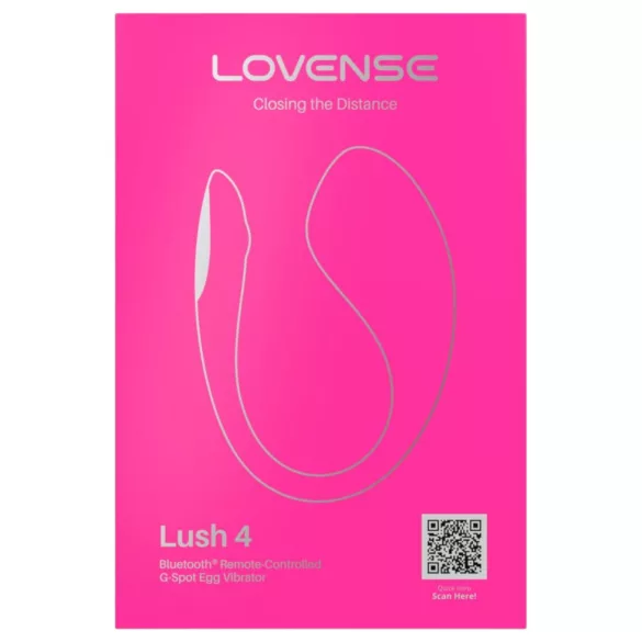 LOVENSE Lush 4 - gudra vibrējošā olīša rotaļlieta (rozā)