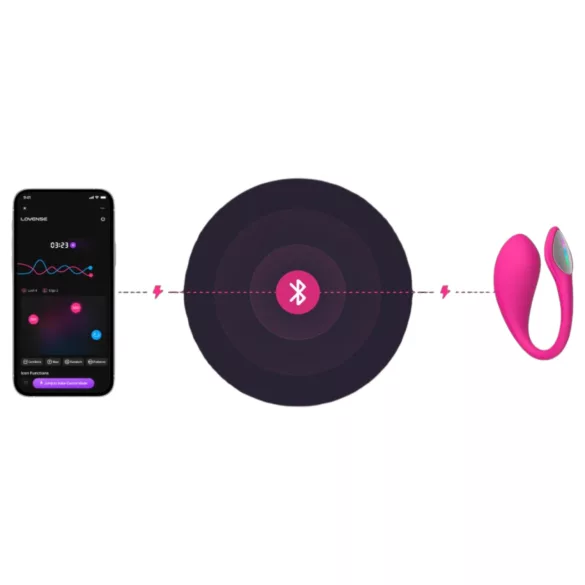 LOVENSE Lush 4 - gudra vibrējošā olīša rotaļlieta (rozā)