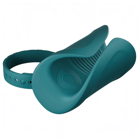 Lovense Gush 2 - lietotnes vadāms galviņas vibrators (tirkīza krāsā)
