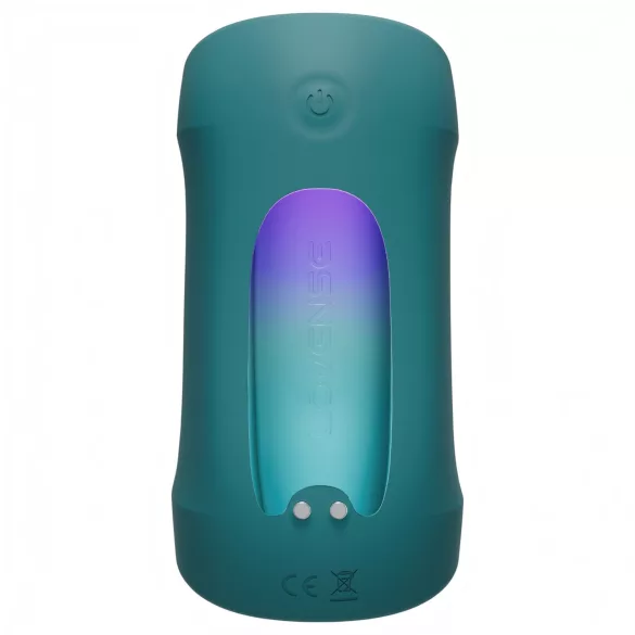 Lovense Gush 2 - lietotnes vadāms galviņas vibrators (tirkīza krāsā)
