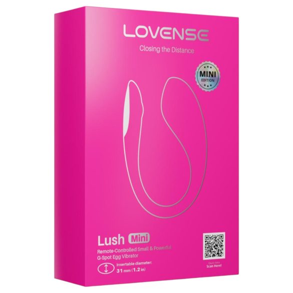Lovense Lush Mini vibrējoša olas bluetooth vadība rozā