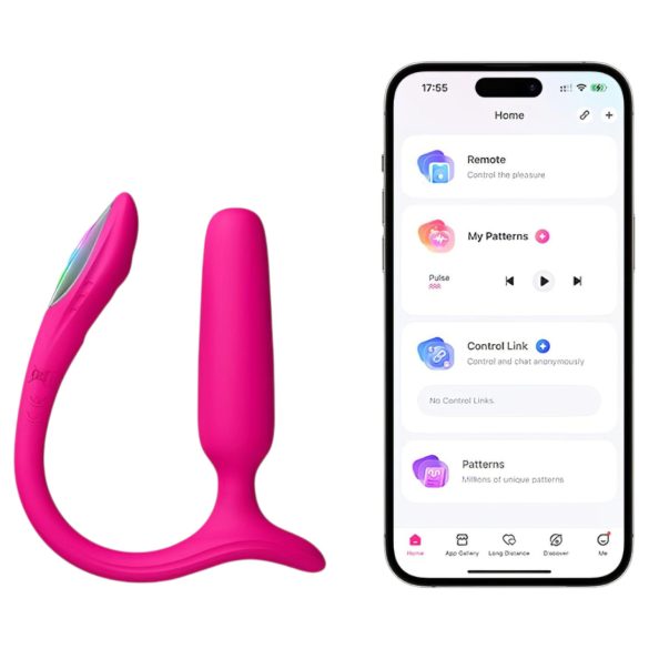 LOVENSE Lush Anālais - gudrais anālais vibrators (rozā)