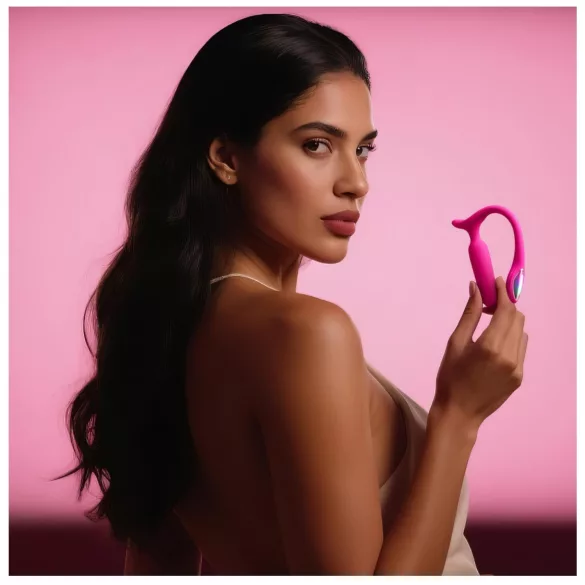 Lovense Lush Anal - Lietotnes vadāms anālais vibrators ar LED - rozā