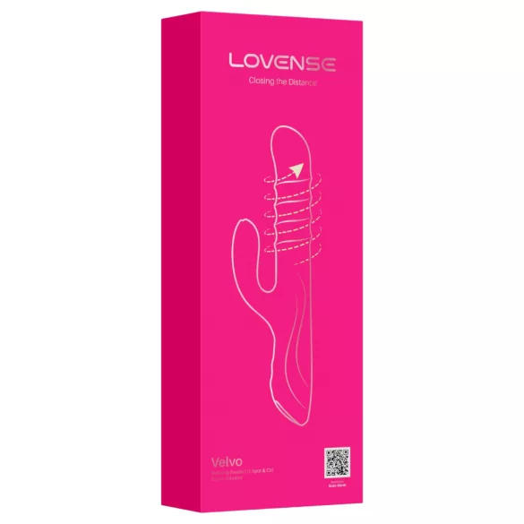 Lovense Velvo - lietotnes vadāms pērļots vibrators (rozā)