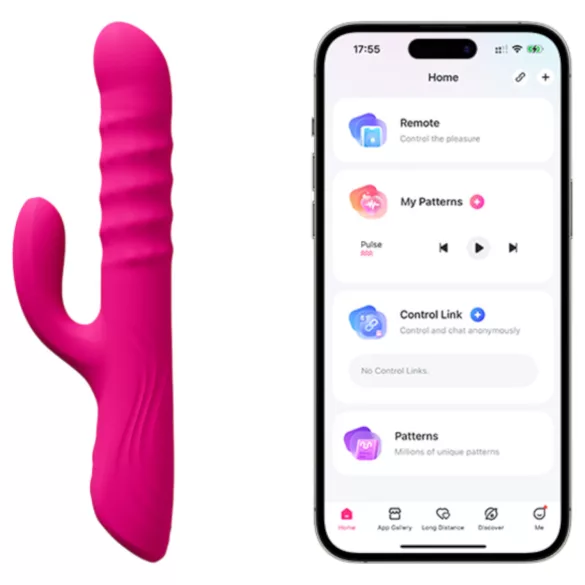 Lovense Velvo - lietotnes vadāms pērļots vibrators (rozā)