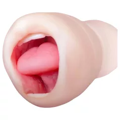   Tracy's Dog kauss - reālistisks mākslīgais mute masturbators ar zobiem (ķermeņa krāsā)