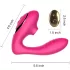 Tracy's Dog 2 - sieviešu 2in1 vibrators ar gaisa viļņu stimulāciju rozā