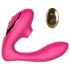 Tracy's Dog 2 - sieviešu 2in1 vibrators ar gaisa viļņu stimulāciju rozā