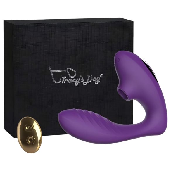 Tracy's Dog 2 - Gaisa viļņu 2in1 vibrators (violets)