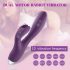 Tracy's Dog zaķis - ūdensizturīgs klitora vibrators (violets)