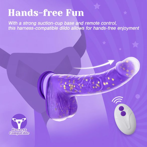 Tracy's Dog Jelivoy - reālistisks vibrators 22 cm violets