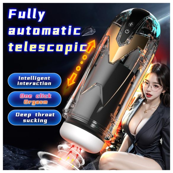 Leopard - masturbators vīriešiem bīdāms efekts melns