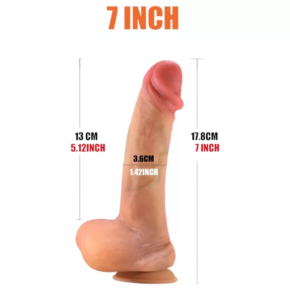 FeelSkin - ultrareālistisks dildo naturāls 17,8cm