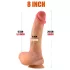 FeelSkin - īpaši reālistisks dildo ar sēkliniekiem - naturāls (21 cm)