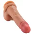 FeelSkin - ultra reālistisks dildo ar sēkliniekukuli - naturāls (18,5 cm)