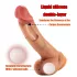 FeelSkin - ultra reālistisks dildo ar sēkliniekukuli - naturāls (18,5 cm)
