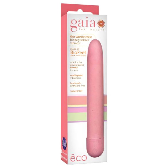 Gaia Eco L - videi draudzīgais vibrators (rozā) - liels