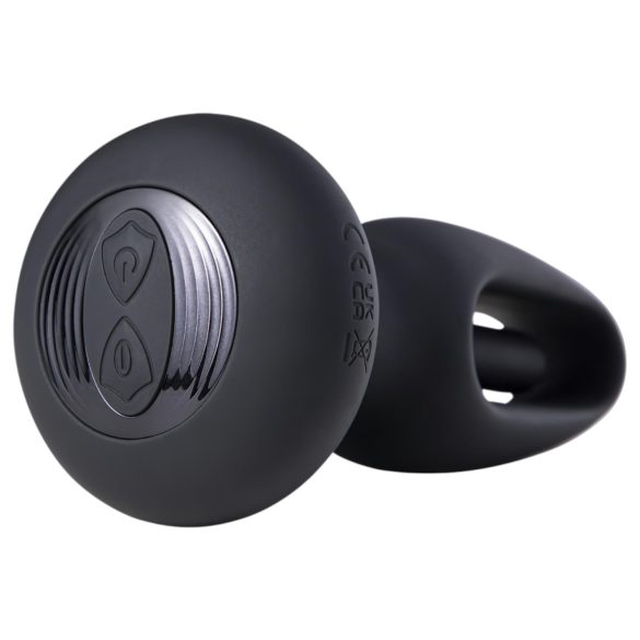 Honey Play Box anālais vibrators ar mēlīti, melns