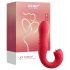 Honey Play Box Joi Thrust 2 - vibrators ar lökšanas un laizīšanas funkciju sarkans