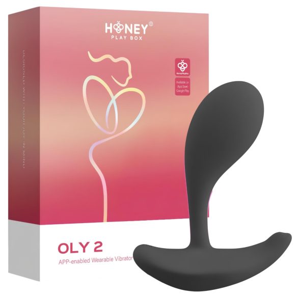 Honey Play Box Oly 2 - inteliģentais G-punkta un klitora stimulators (melns)