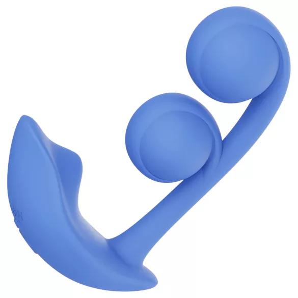 Honey Play Box Melody - lietotnes vadāms pērļots 2‑in‑1 vibrators (zils)