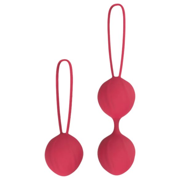 Cotoxo Cherry - 2-daļīgs geišas bumbiņu komplekts (sarkans)