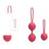 Cotoxo Cherry - 2-daļīgs geišas bumbiņu komplekts (sarkans)