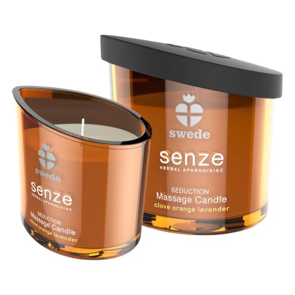 Swede Senze masāžas svece - apelsīns, lavanda (50ml)