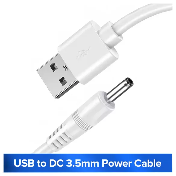 LELO USB lādētājs 5V baltā krāsā