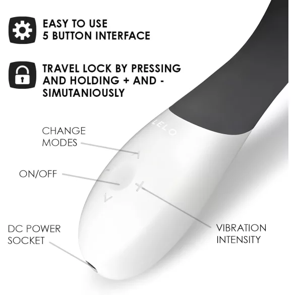 LELO Mona Wave - G-punkta vibrators ūdensizturīgs melns