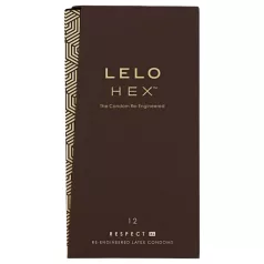 LELO Hex Respect XL - prezervatīvi lielā izmērā 12 gab