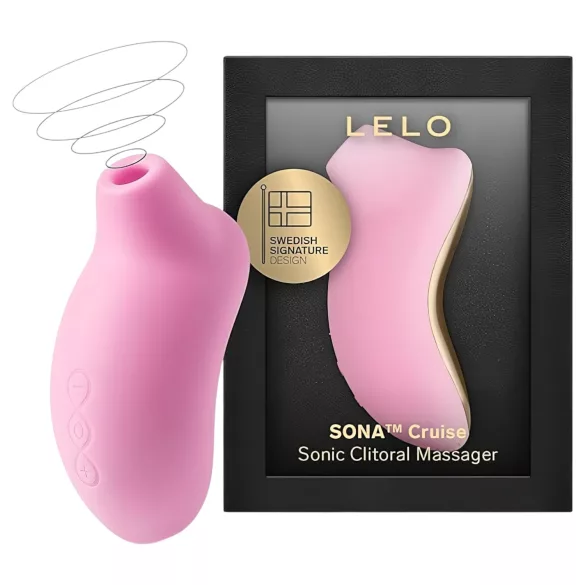 LELO Sona Cruise - klitora stimulators ar viļņu vibrāciju rozā