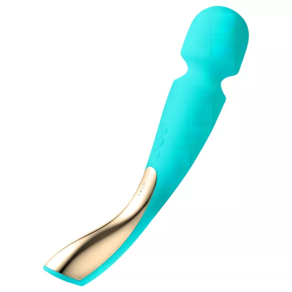 LELO Smart Wand 2 - masāžas vibrators liels uzlādējams tirkīza