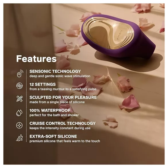LELO Sona 2 Cruise - klitorālais stimulators ar skaņas viļņu tehnoloģiju ķiršu