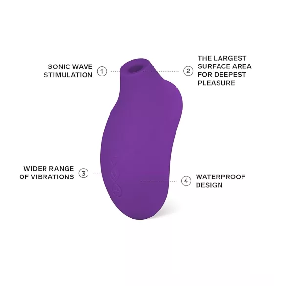 LELO Sona 2 - klitora stimulators ar skaņas viļņiem violets