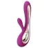 LELO Soraya 2 - ūdensizturīgs vibrators ar klitora stimulatoru violets