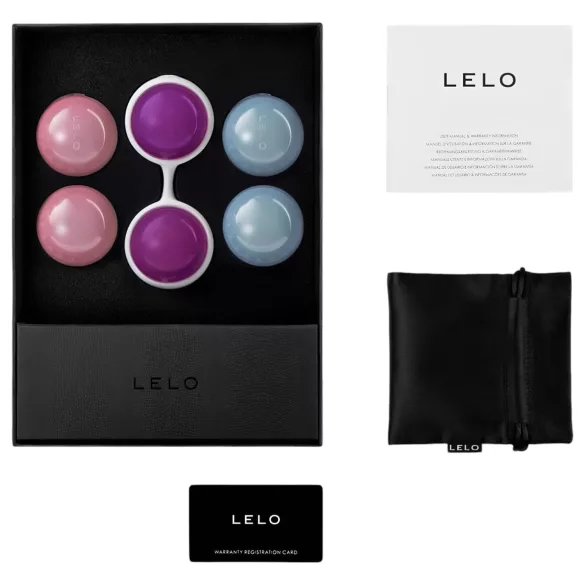 LELO Beads Plus - geišas bumbiņu komplekts ar maināmiem svariem