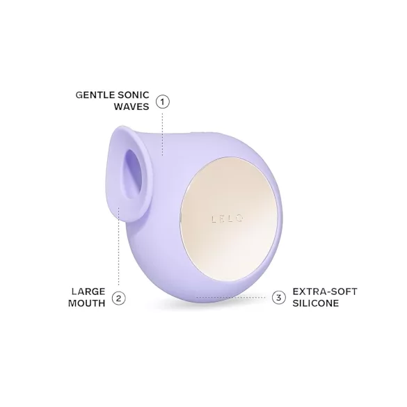 LELO Sila - klitora vibrators ar ūdensizturību un viļņu stimulāciju lillā