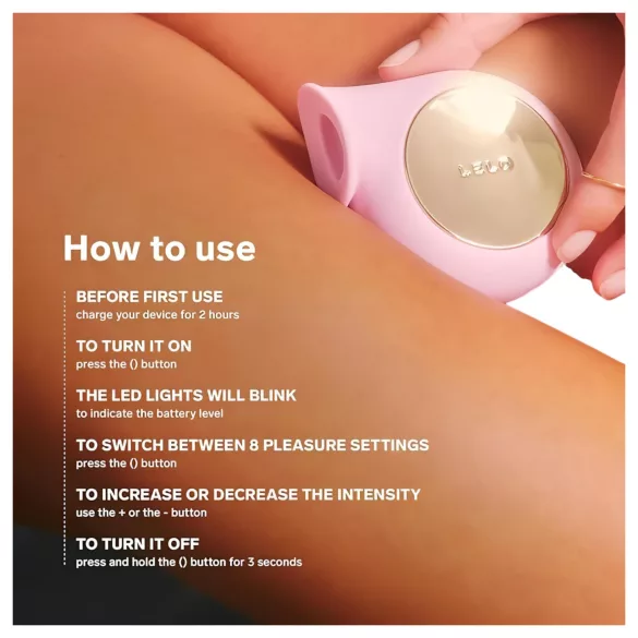 LELO Sila - klitora vibrators ar ūdensizturību un viļņu stimulāciju lillā