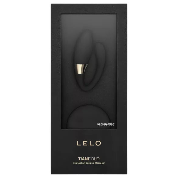 LELO Tiani Duo - pāru vibrators silikona melns