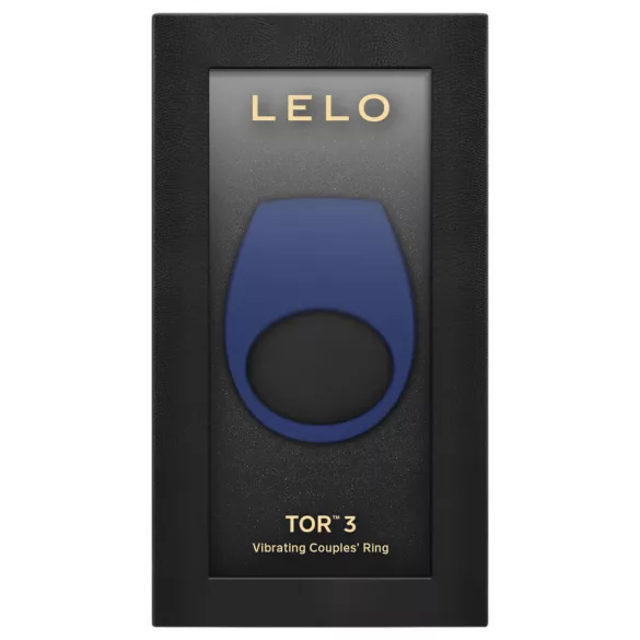LELO Tor 3 - akumulators viedais vibrējošs erekcijas gredzens zils