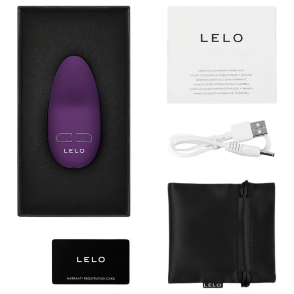 LELO Lily 3 - akumulatoru, ūdensnecaurlaidīgs klitora vibrators (tumši violets)