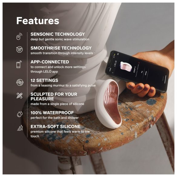 LELO Sona 3 - klitora stimulators ar skaņas viļņiem violets